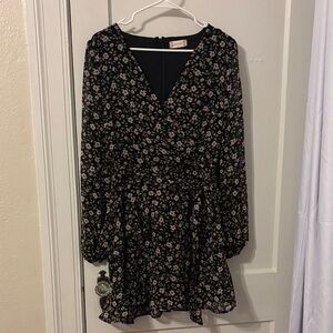 Altar’d State Floral Long Sleeve Dress